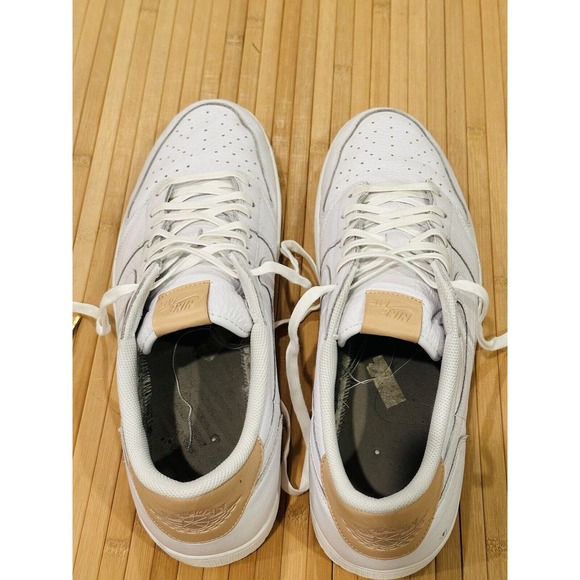 2017 Air Jordan 1 Retro Low OG ‘Premium White Tan’ Size 18 Used No Box VTG Rare main image 5